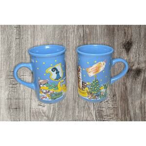 German Christmas market coffee‎ mug set no chips or cracks
